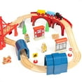 thumbnail image 4 of 60 Piece Wooden Train Set, 4 of 5