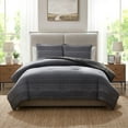 thumbnail image 1 of details by Becki Owens Pick Stitch Stripe 3-Piece Comforter Set, Assorted Sizes, 1 of 5