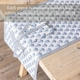 thumbnail image 3 of Over&Back 100% Cotton Hand-Blocked Printed Table Runner, 3 of 8