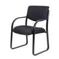 thumbnail image 6 of BOSS Office Fabric Upholstered Steel Frame Guest Arm Chair, 6 of 7
