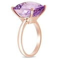 thumbnail image 4 of Pink Amethyst Cushion Cut Ring in 14K Gold, 4 of 5