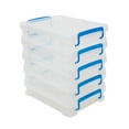 thumbnail image 1 of Super Stacker, Document Boxes, Clear, 5 Pack, 1 of 8
