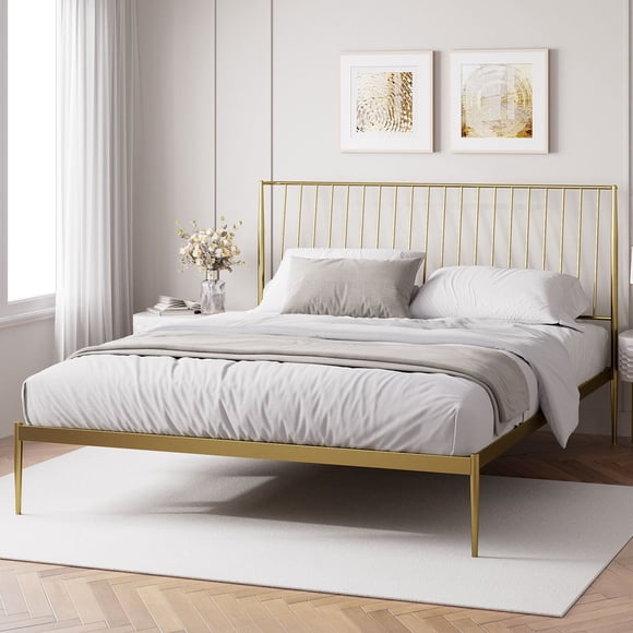 Zinus Night Therapy Harper 41" Metal Platform Bed Frame, Assorted Colors