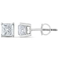 thumbnail image 2 of 1.95 CT. T.W. Princess Diamond Stud Earrings in 14K Gold (I, I1), 2 of 4