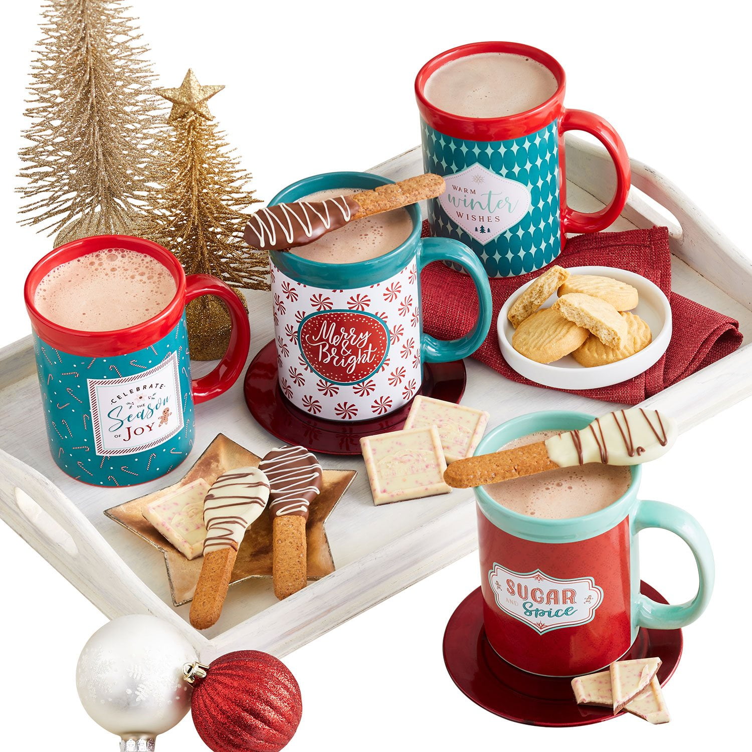 Holiday Ceramic Mug Break-a-Part Gift Set, 4 pk. - Samsclub.com