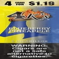 thumbnail image 2 of 4K's Cigarillo Foil Pouch, Blueberry Pineapple Pre-Priced $1.19 for 4 cigars, 15 pack, 2 of 2