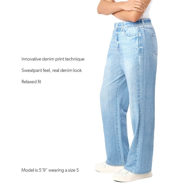Seven7 Women's Denim-Look Sweatpant - Samsclub.com