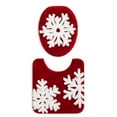 thumbnail image 2 of Holiday Tufted Toilet Lid Cover and Contour Mat Set, 2 of 5