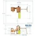 thumbnail image 9 of Backyard Discovery Malibu Cedar Swing Set, 9 of 10