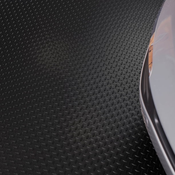 G-Floor Diamond Tread Midnight Black Vinyl Garage and Utility