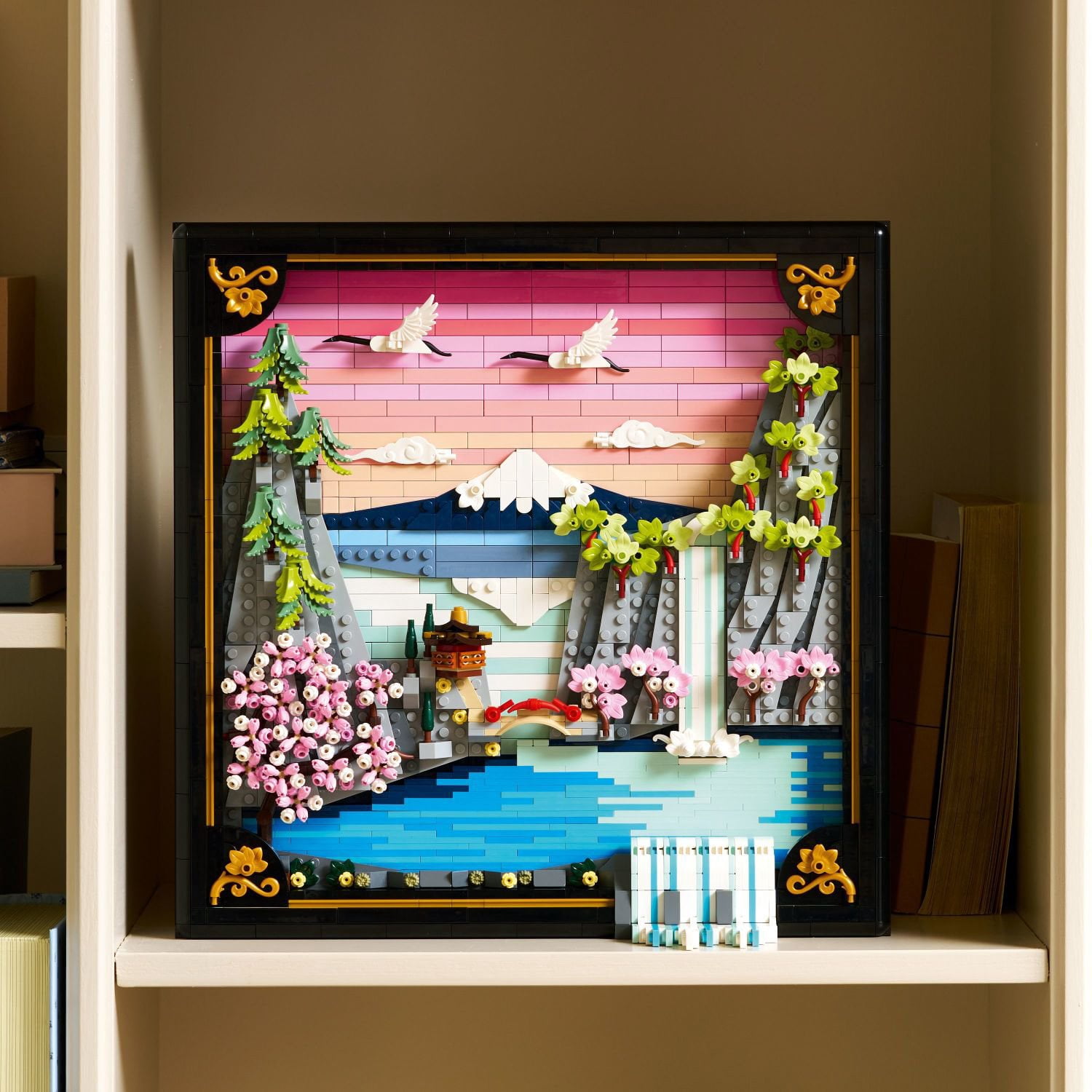 LEGO Art Japanese Cherry Blossom Landscape Building Set, 1892 pc