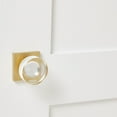 thumbnail image 2 of Explore Hardware Gold/Crystal Florence Collection Door Handle, 2 Pack, 2 of 4