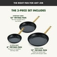 thumbnail image 3 of GreenPan Reserve 3-Piece Fry Pan Set (8", 10" & 12"), 3 of 8