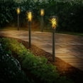 thumbnail image 2 of Deck Impressions 15" Solar Flaming Tiki Torch Lights, 12-Pack, 2 of 7