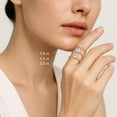 thumbnail image 6 of Oval Cut Solitaire Diamond Ring in 18K Gold, 6 of 7
