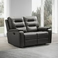 thumbnail image 8 of Waylen Top-Grain 3-Piece Leather Reclining Set, 8 of 19
