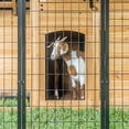 thumbnail image 14 of Backyard Discovery 7' x 5' Cedar Wood and Galvanized Steel Animal Enclosure with Feeding Door, 14 of 16