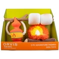 thumbnail image 1 of Orvis Pet Outdoor 3 Piece Toy Set, with Campfire Plush, Lantern Tug Toy, and Removable Marshmallow Floating Stick, 1 of 9