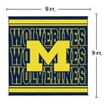 thumbnail image 7 of Logo Brands Michigan Wolverines 106"x106" Rally Mat, 7 of 8