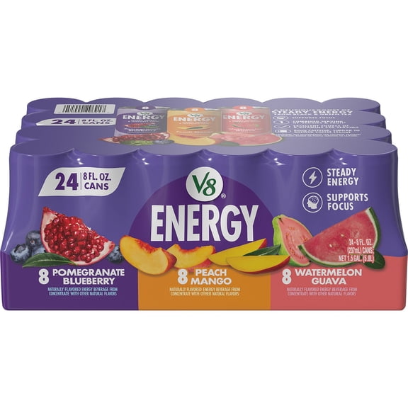 V8 Energy Drinks Variety Pack, 8 fl. oz., 24 pk.