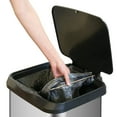 thumbnail image 8 of Glad 20-Gallon Stainless Steel Sensor Trash Can, 8 of 8