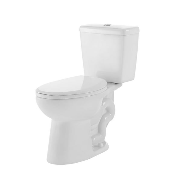 Member's Mark High-Efficiency 2-Piece Elongated Toilet, White