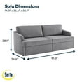 thumbnail image 3 of Serta Monticello Convertible Sleeper Sofa, 3 of 9
