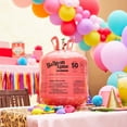 thumbnail image 3 of Balloon Time Jumbo Helium Tank, 12", with 50 9-inch Latex Balloons and Ribbon, 3 of 10