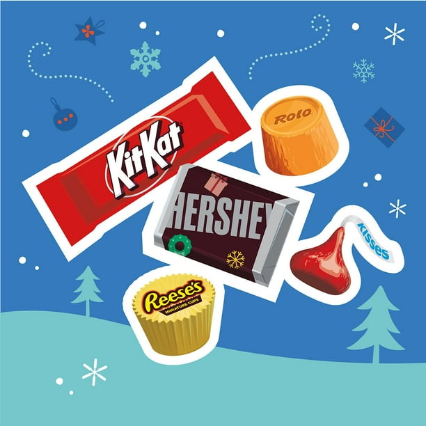 HERSHEY'S Festive Favorites, Chocolate Candy Variety Pack, 315 pcs