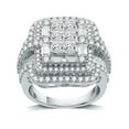 thumbnail image 1 of 3.00 CT. T.W. Halo Diamond Ring in 14K Gold, 1 of 4
