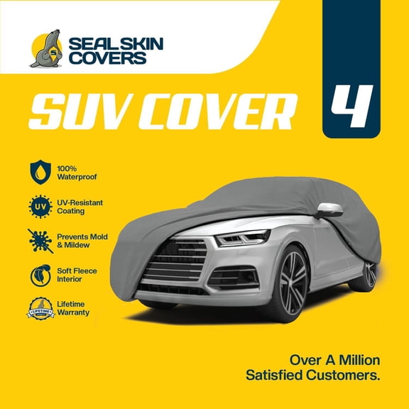 Seal Skin Covers Supreme Gray Waterproof All-Weather SUV Cover