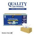 thumbnail image 9 of Member’s Mark Soft & Strong 2-Ply Premium Facial Tissues 12 Flat Boxes, 160 tissues/box, 9 of 9