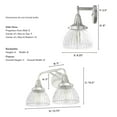thumbnail image 4 of Hunter Cypress Grove Light Sconce Wall Light Fixture, Multiple Sizes, 4 of 8