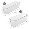 thumbnail image 4 of Smart Design Set of 18 Clear Refrigerator & Freezer Organization Bins, 4 of 7