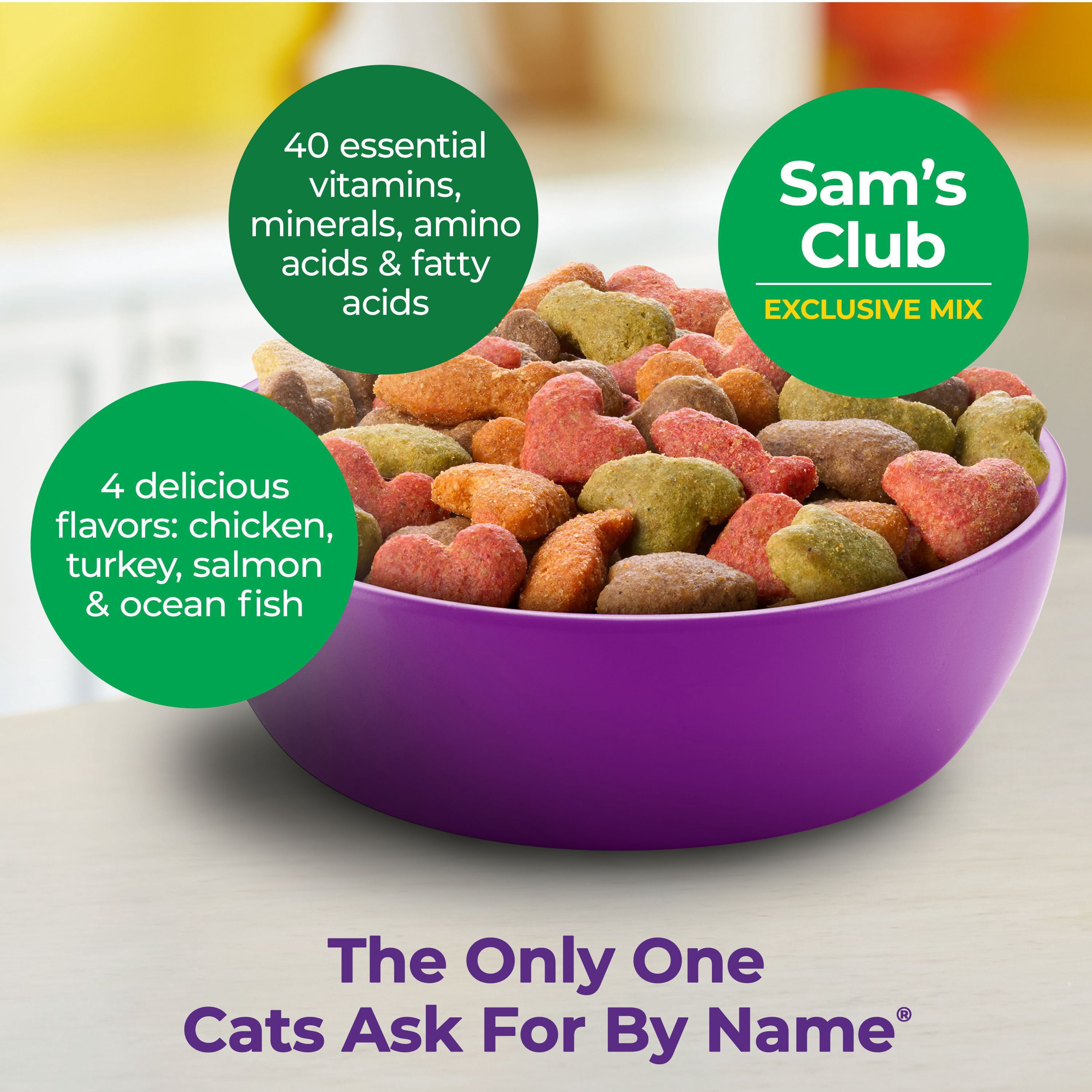 Meow Mix, Original Choice Flavor Adult Dry Cat Food, Heart Healthy