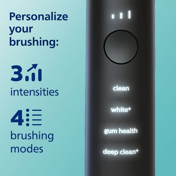 Philips Sonicare DiamondClean Power Toothbrush, Black and Rose