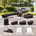 thumbnail image 7 of Mova 60V 1000CFM TurbojetXTM Brushless Blower - Kit(1*5A Battery & 1*430W Charger Included), 7 of 7