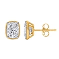 thumbnail image 1 of Lab Created Diamond Cushion Cut Diamond Stud Earrings, 1 of 4