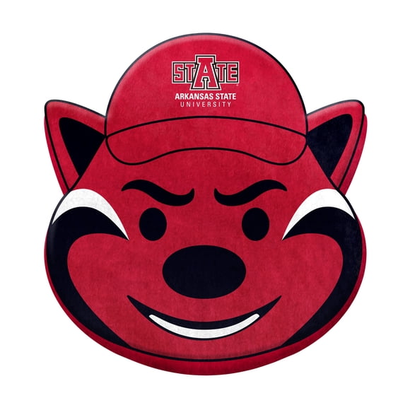 Logo Brands Arkansas State Red Wolves Puff Pillow