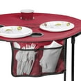 thumbnail image 5 of Logo Brands NCAA 27.6" Round Tailgate Table with Shelf, 5 of 5