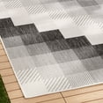 thumbnail image 4 of Nicole Miller Ombre Chevron Indoor/Outdoor Area Rug, 4 of 11
