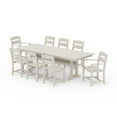 thumbnail image 2 of POLYWOOD Gulf Shores Patio Dining Set, 9pc, 2 of 11