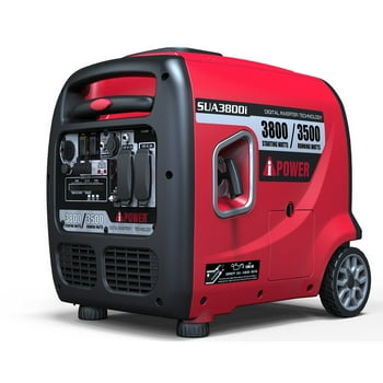 3,800/3,500-Watt AiPower Gas Powered Inverter With Telescopic Handle