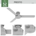 thumbnail image 4 of Hunter 44" & 52" inch Presto Low Profile Ceiling Fan and Wall Control, Assorted Colors, 4 of 16