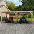 thumbnail image 3 of Backyard Discovery Arcadia Cedar Gazebo with PowerPort, Choose Size, 3 of 11
