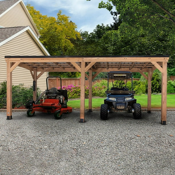 Backyard Discovery Arcadia Cedar Gazebo with PowerPort, Choose