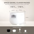 thumbnail image 9 of Cuckoo 6 cup Ceramic Pot Micom Rice Cooker & Warmer  with Steam Plate and all-new Steam Function. Multi-Functional Kitchen Staple. 12 Cups Cooked., 9 of 10