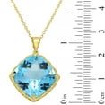 thumbnail image 4 of Solitaire Gemstone Pendant Necklace in 14K Gold, 4 of 6