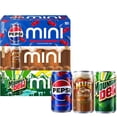thumbnail image 1 of Pepsi Wild Cherry, Mountain Dew and Mug Root Beer Soda Mini Variety Pack, 7.5 fl oz., 30 pk., 1 of 4
