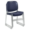thumbnail image 2 of NPS 8500 Series Ultra-Compact Plastic Stack Chair, Assorted Colors 4 Pack, 2 of 8